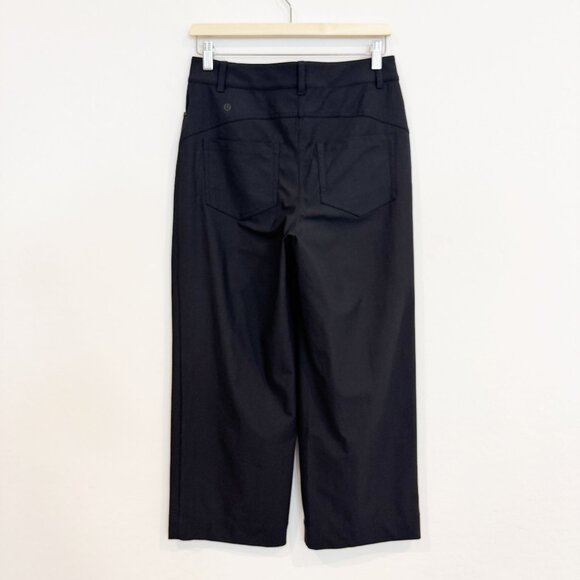 NWOT Lululemon City Sleek 5 Pocket Wide Leg High Rise 7/8 Pants Black 28 - Picture 10 of 11
